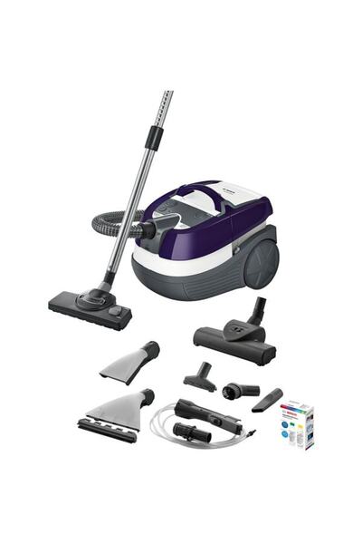 Bosch Wet and dry vacuum cleaner, with washing, 5 l water tank capacity, EPA filter, t...