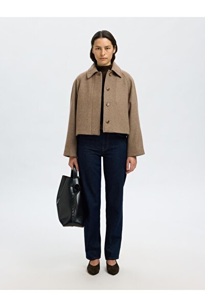 Selected Femme Jacke Wollmix