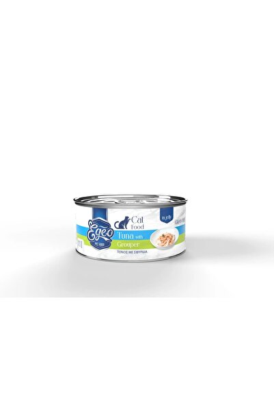 Egeo Pet Food Egeo Cat Food Tuna with Grouper in Jelly, 85g