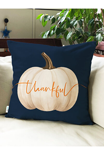 Evmila Autumn Patterned Throw Pillow Cover