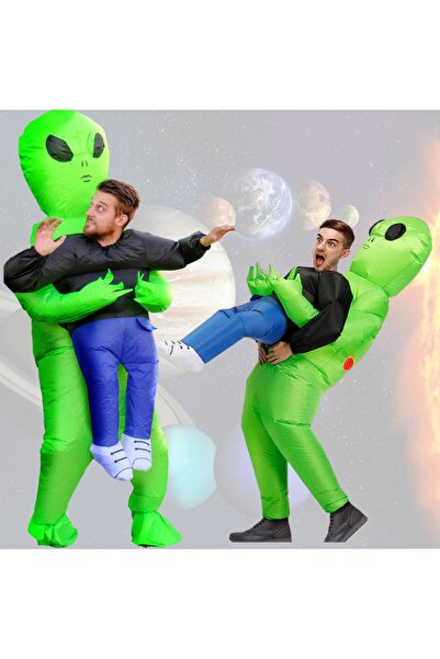 Other Inflatable Alien UFO Costume, Self-Inflating, Halloween Costume