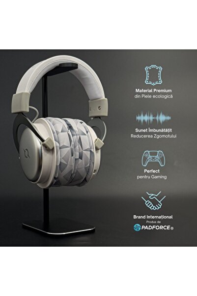 PadForce Replacement Earpads GamingXL for HyperX, Aqirys, SteelSeries, Logitech, ATH, Razer, Turtle Beach