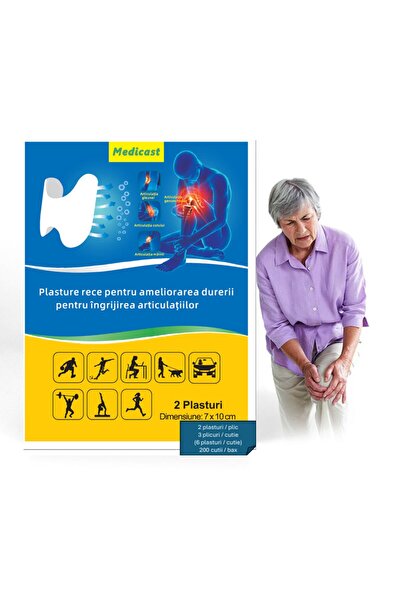 medicast Cold gel patches – relieve pain and inflammation, 6 patches/box, fas...