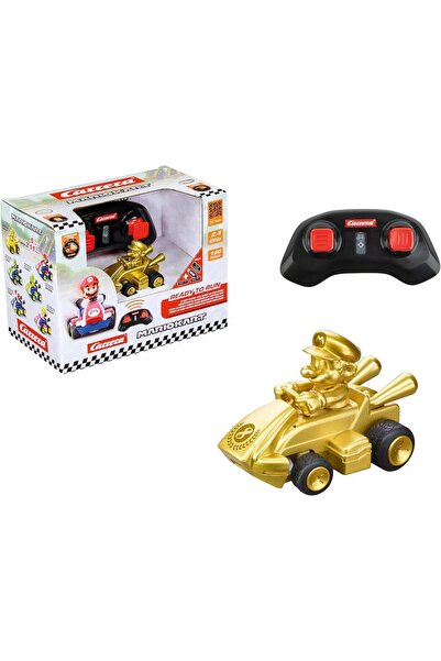 Carrera 2.4 GHz Mario Kart Mini RC Mario Gold – Ready to Run, Fun for Kids & Adults, Official Licensed