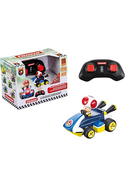 Carrera RC Mario Kart Toad Mini – Ready to Run, Fun for Kids & Adults, Official Licensed, Blue