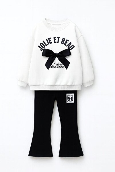 Minigimin Cicileri Set pentru fetiță cu imprimeu Jolie cu detaliu de panglici...