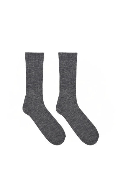 Katia&Bony Women's woolen socket socks gray