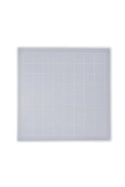 stonechem Epoxy Resin Silicone Mold Chess and Checkers Board Mold 28X28
