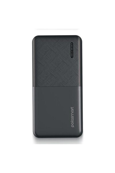 Polosmart PBS132 Led Göstergeli 2 USB 1 PD Çıkışlı Taşınabilir Şarj Cihazı Powerbank Antrasit