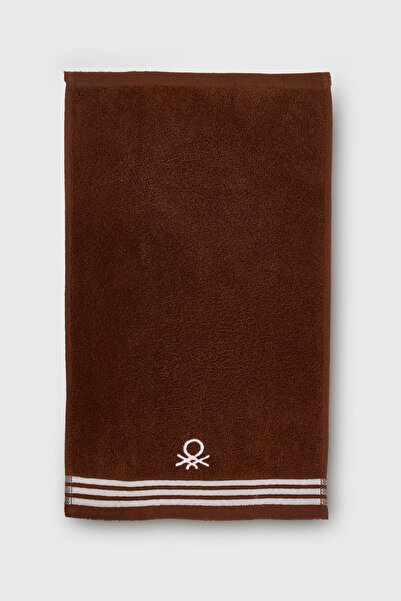 Benetton Home 3 Pieces Bath Towel Hand Face Body Dark Brown 100% Cotton 50X90 cm Hand Towel