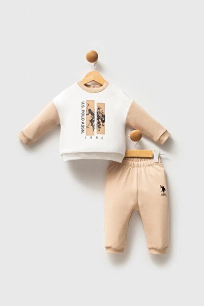 U.S. Polo Assn. Kids طقم أطفال للأولاد من يو.إس. بولو أسين USB2548 مكون من قط...