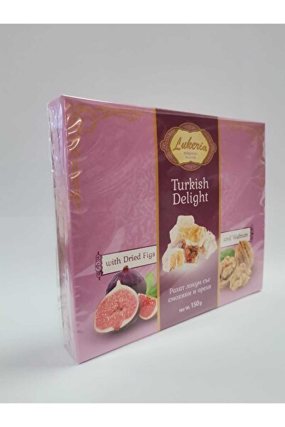LUKERIA Premium Turkish Delight with Figs and Walnuts - - 150 g