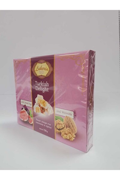 LUKERIA Premium Turkish Delight with Figs and Walnuts - - 150 g