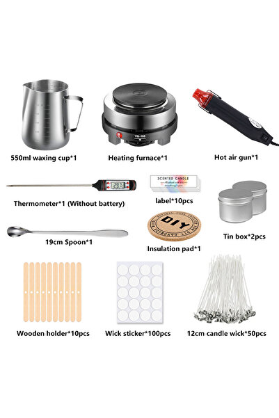Choice طقم قياسي بمقبس الاتحاد الأوروبي، مجموعة واحدة من أدوات صنع الشموع، وع...