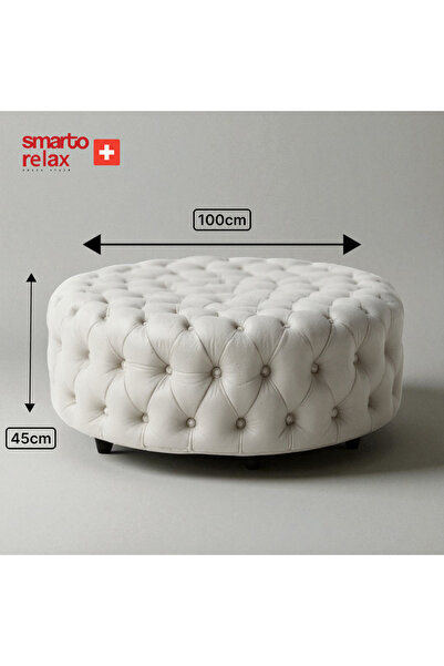 Smarto relax Smarto-Babyface kapitone Ayaksız Puf