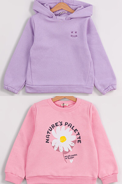 Harika KIDS Pachet de 2 hanorace de bază pentru fete