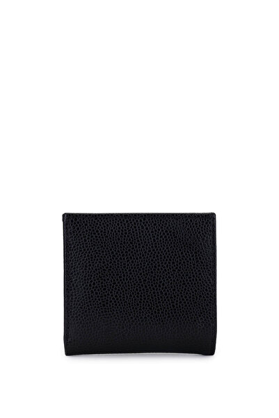 Tamer Tanca Unisex Genuine Leather Black Caviar Wallet Wallet