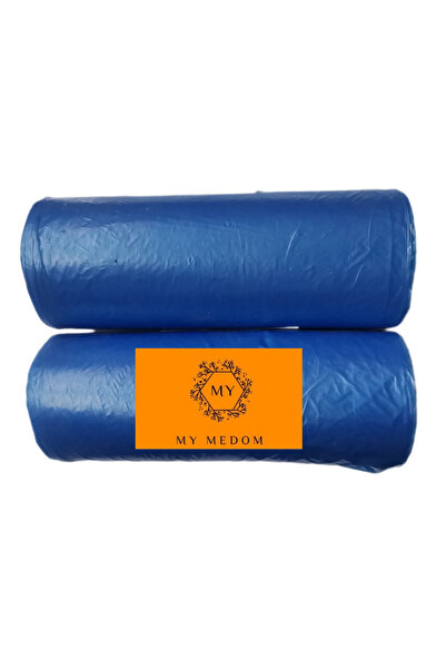 my medom كيس قمامة كبير أزرق اللون مقاس 65×80 سم، لفة واحدة تحتوي على 20 قطعة