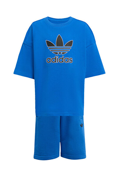 adidas Unisex Child Set T-shirt and Shorts Multicolor ORIGINALS-KA0224 BLUE/BLACK