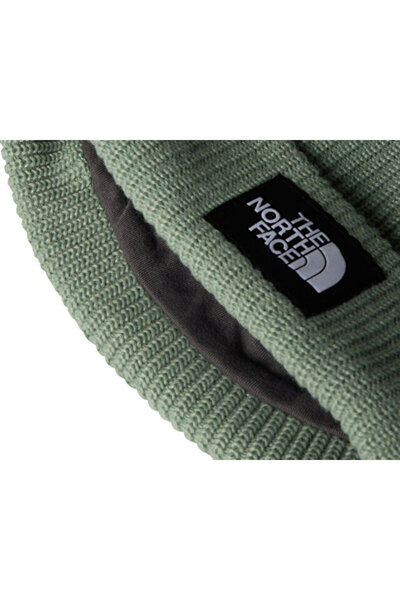 THE NORTH FACE Salty Lined Beanie Unisex Outdoor Beresi Nf0A8Cgzbq11 Green