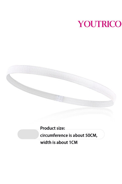Youtrico Elastic and Silicone Non-Slip Sports Hair Band