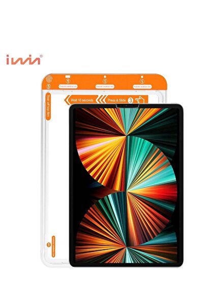 Iwin واقي شاشة ذاتي التركيب لجهاز iPad Air 10.9 بوصة، الإصدار 5/4/3 - شفاف