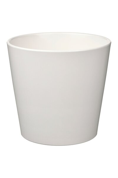 IKEA SOJABÖNA Plant pot, white, 19 cm