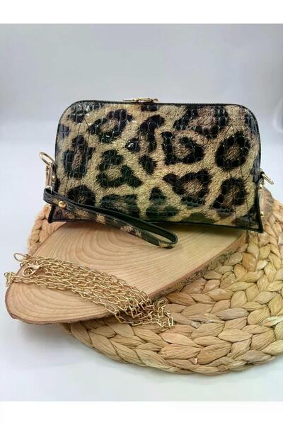 ONSTAR BAGS Handbag Chain Cross Strap Gold Crochet Pattern Gift Bag