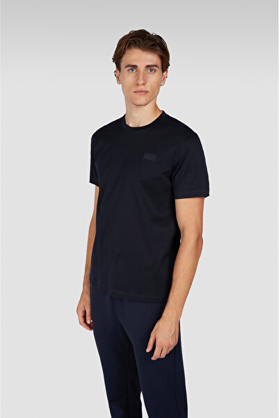 PAUL&SHARK MEN'S KNITTED COTTON T-SHIRT