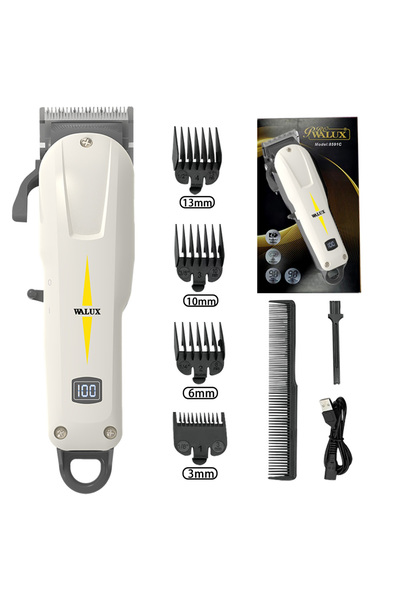 Choice GB8591C ماكينة حلاقة شعر احترافية للرجال مع بطارية ليثيوم أيون قابلة ل...