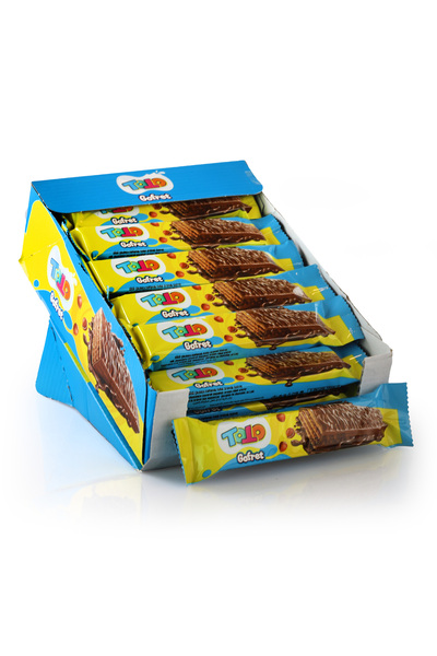 Toto Sütlü Çikolata Kaplamalı Fındık Kremalı Gofret 26 Gr. 24 Adet (1 Kutu)