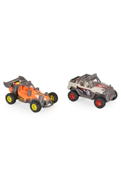 Moni Set of 2 OFF-Road cars with sounds and lights Desert