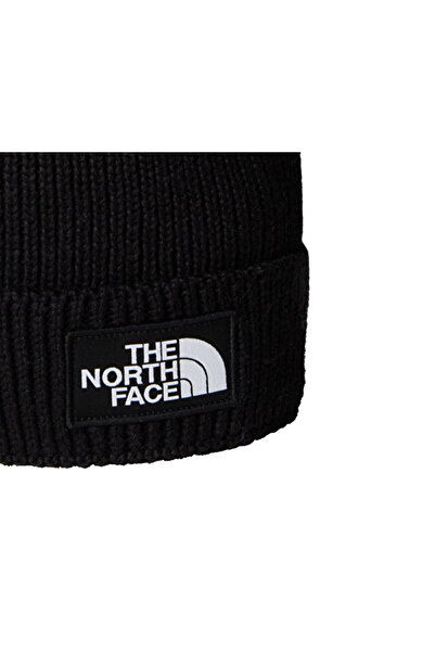 THE NORTH FACE Tnf Logo Box Pom Beanie Hat Nf0A8Chfjk31 Black
