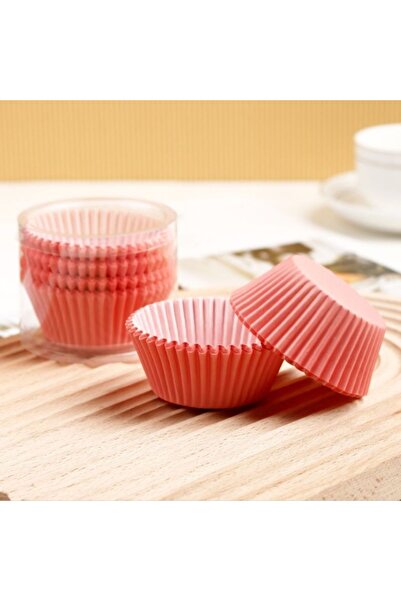 Choice 100pcs Pink 100pcs Disposable Muffin Cups Egg Tart Molds Heat Resistan...