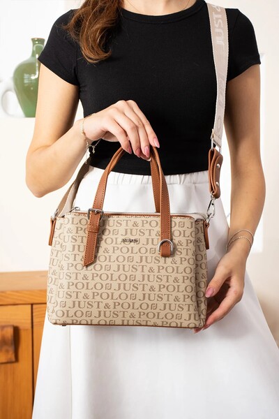 Just Polos حقيبة كتف نسائية متقاطعة