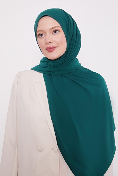 Levidor Emerald Plain Sandy Shawl