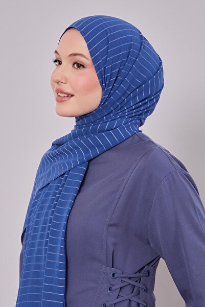 Levidor Şal Cazz cu dungi albastre