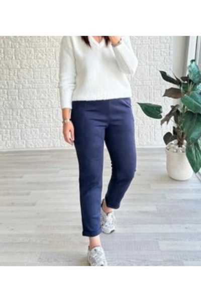 Double.Tt Women's Double-Lettered Full-Lycra Ankle-Length Extra Comfortable High-Level Plus Size Pants