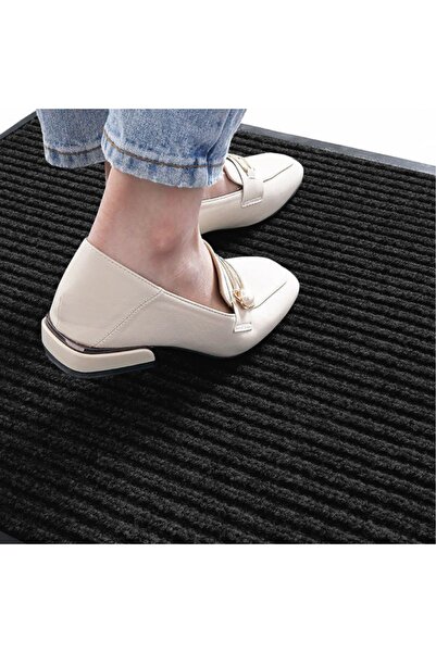 Other Entrance doormat, black, for outdoors, 120 x 180 cm