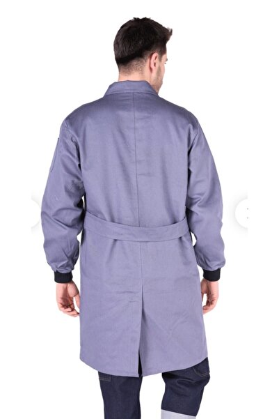 Apaydın İş Güvenlik Work Clothes Gray Men's Apron/ Workshop Apron / Vocational High School
