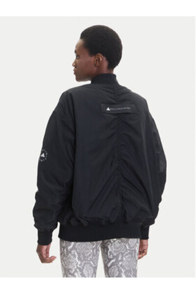 adidas Women's Bomber Jacket Multicolor BY STELLA MCCARTNEY-JF8466 095A BLACK