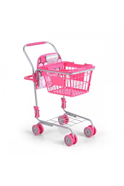 Moni Shopping cart with doll chair Trolley Pink