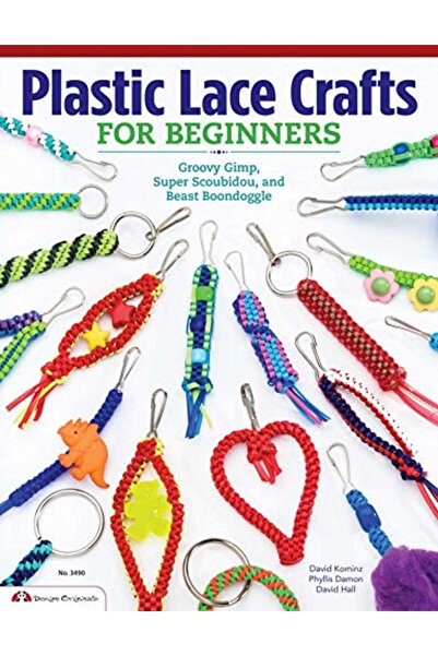 Fox Chapel Publishing Plastic Lace Crafts For Beginners Groovy Gimp Super Sco...