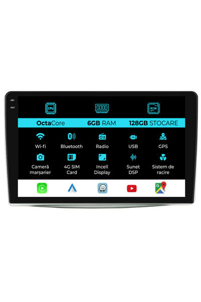 NavStore Navigatie Dedicata Alfa Romeo Mito (2008-2018), 9Inch, 6Gb Ram, 128G...