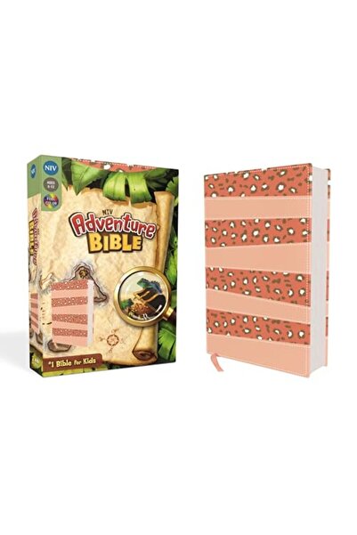 Zonderkidz Niv Adventure Bible Leathersoft Coral Full Color