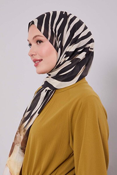 Levidor Green Pastel Floral Pattern Cotton Shawl