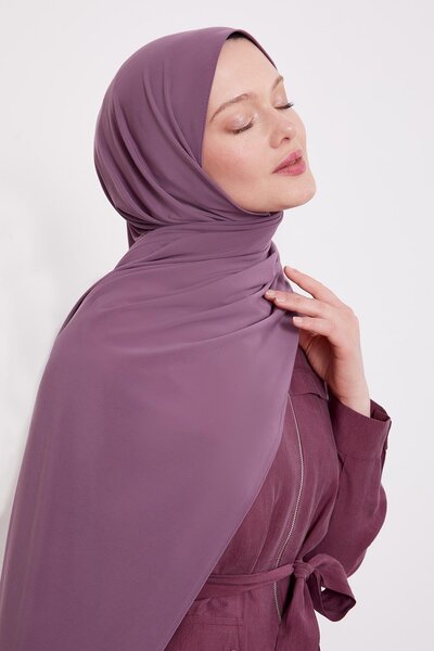 Levidor Violet Plain Sandy Shawl