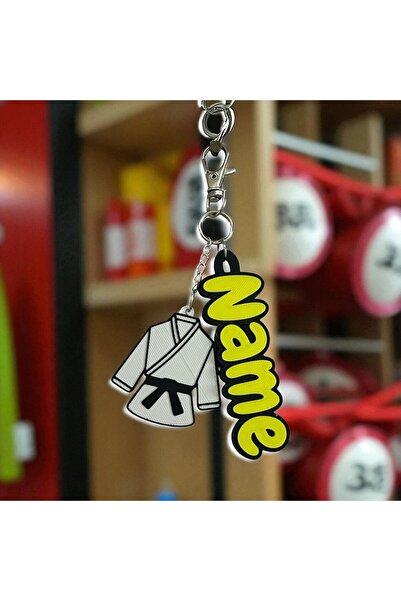 mika house KARATE ÇANTA SÜSÜ ANAHTARLIK KİŞİYE ÖZEL