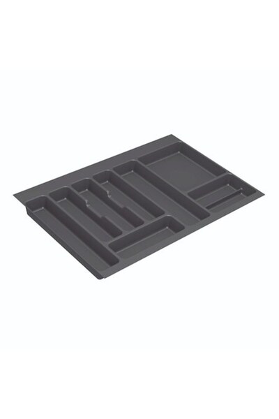 SHOPIENS Cutlery Tray Shopiens®, Plastic, 46.2 x 70.7 x 4.5 cm, Gray