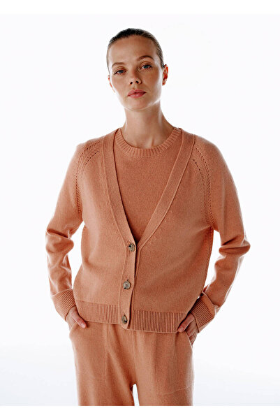 Knitss Kaşmir Triko Hırka Pembe